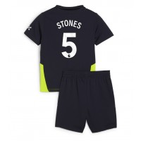 Maglia Calcio Manchester City John Stones #5 Seconda Divisa Bambino 2024-25 Manica Corta (+ pantaloncini)